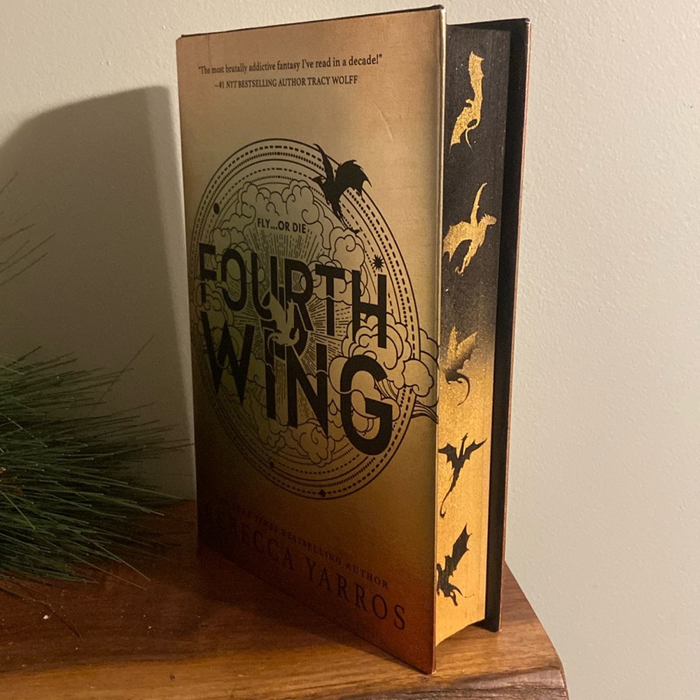 Fourth Wing - First Edition- custom sprayed edges